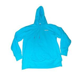 Peloton Hoodie Women's Size M Blue Make Your Mark L/S Pullover Sweatshirt